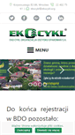 Mobile Screenshot of ekocykl.org